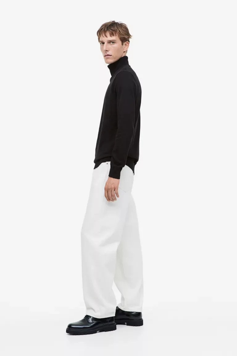 Slim Fit Fine-knit Turtleneck Sweater - Image 3